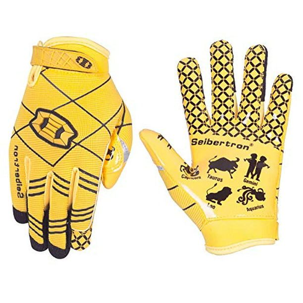 Seibertron Pro 3.0 Elite Ultra-Stick Sports Receiver Glove Football Gloves Youth and Adult 